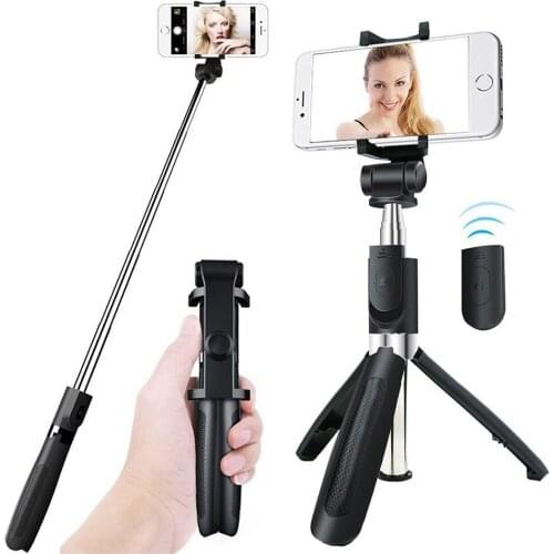 2 in 1 Extendable selfie stick monopod Tripod for Cell Phone Bluetooth 4.0 Remote Shutter for xiaomi palo selfie stick tripod