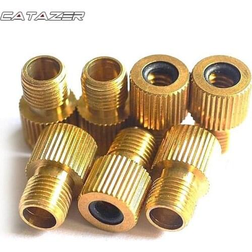 4 Pcs Cheap Bicycle Valve Adapter Valve Bicycle Converter Pump Tools for Mountain Road Bicycle Valve Adapter