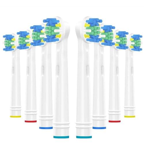 8PCS Replacement Toothbrush Heads for Oral B, Floss- like Bristles Brush heads for Deep Cleaning Pulse Bristles Between Teeth