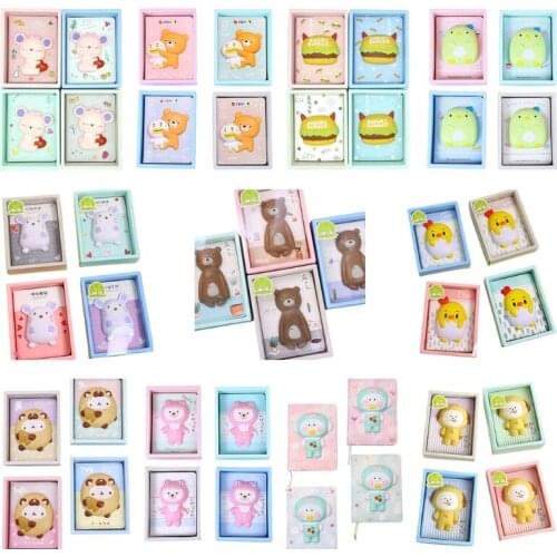 Slow Rebound Stress Relief Notebook Cute Cartoon Decompression Notepad Diary Book Planner School Supplies
