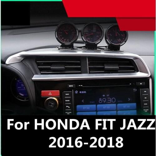 For HONDA FIT JAZZ 2016-2018 Car Center Console A/C Vent Air Conditioning Outlet Panel Outlet Frame Cover Trim Auto Accessories