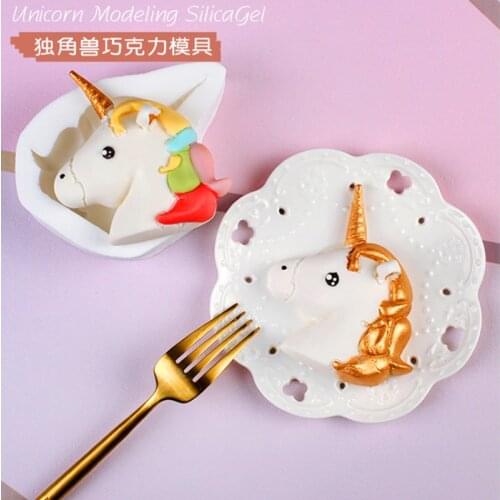 Unicorn Mould Silicone Mold Fondant Cake Decorating Tool Gumpaste Sugarcraft Chocolate Forms Bakeware