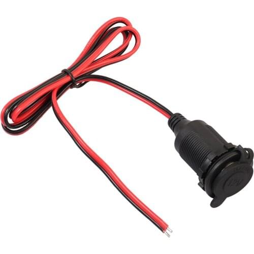 Car Cigarette Socket 12/24 V 10A Female Car Charger Cigar Lighter Plug Car Accessory Cigar Power Plug Adapter Plug