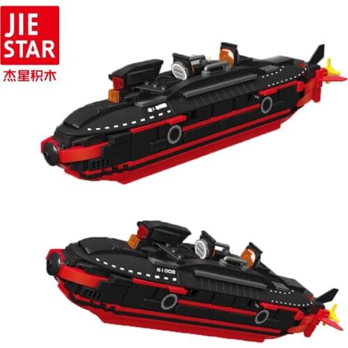 Military Series MOC Nuclear Submarine Building Blocks Naval Vessels Ship Bricks Classic Model Puzzle Toys For Kids Birthday Gift