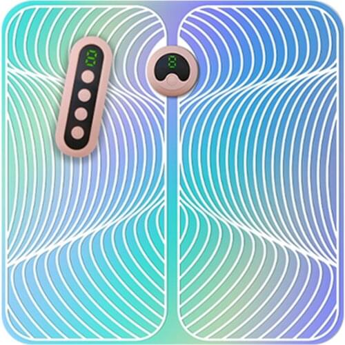 Foot Massager Machine Electric Intelligent EMS Foot Massage Mat Improves Circulation for Men Women 328X318X1mm TK-ing