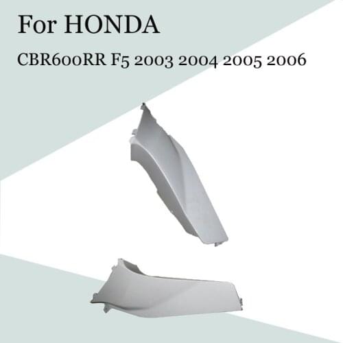 For HONDA CBR600RR F5 2003 2004 2005 2006 Motorcycle Unpainted Head tube Trim Covers ABS Injection Fairing Accessories