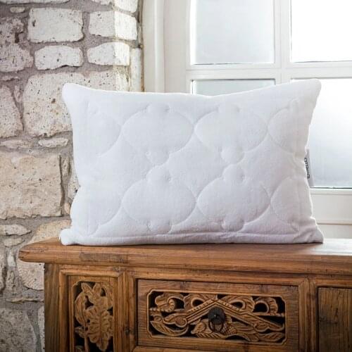 OTHELLO NUOVA PILLOW WITH QUILTED CASE SOFT PLUSH FABRIC AND MICRO FABRIC COVERED, HCS VIRGIN BALL FIBER FILLING, MADE IN TURKEY