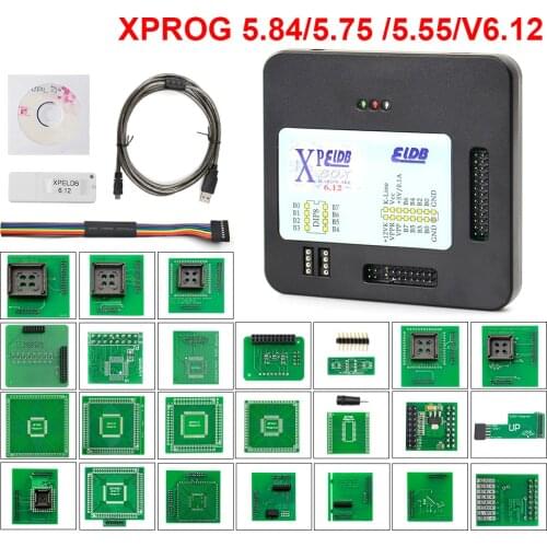 X PROG 6.12 ECU Programmer Add New Authorization Xprog V5.84 XPROG V6.12 ECU Programmer Xprog EEPROM Adapter X-PROG M Xprog 5.55