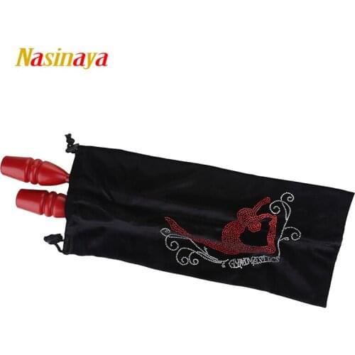 Rhythmic Gymnastics Stick Bag 24 Colors RG Professional Protection Velvet Fabric Accessories Gym Girl Rhinestone