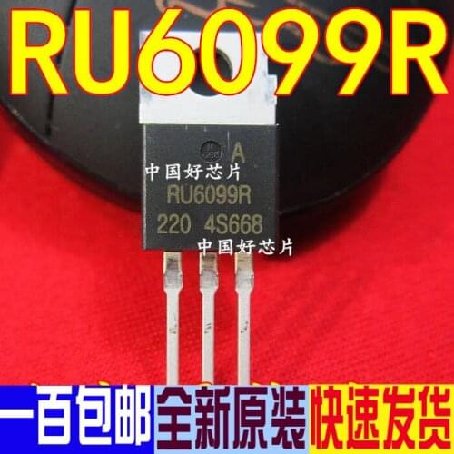 Ru6099r TO220 Direct Plug Field Effect Transistor MOS Tube N Groove 120a/60V Brand New & Original Delivery