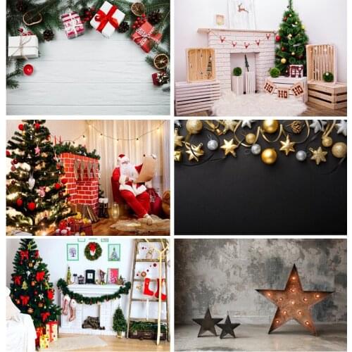 SHENGYONGBAO Art Fabric Photography Backdrops Christmas day Theme Photo Studio Background FK91025-87