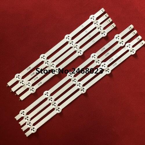 8 PCS LED Backlight Strip For 42L6453B 42L6453DB 42PFH5209 42PFT6309 6916L-1588A 1589A 1590A 1591A 6916l-1455B 1456B 1457B 1458B