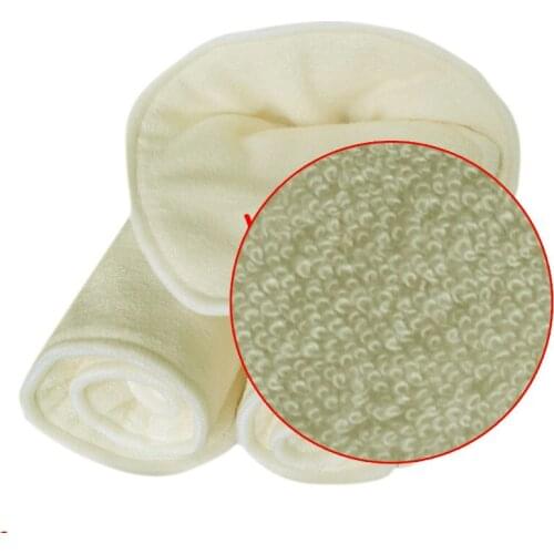 Hot sale 5layers bamboo and microfiber blend Inserts for BABY CLOTH DIAPER NAPPY 100 pcs/lot