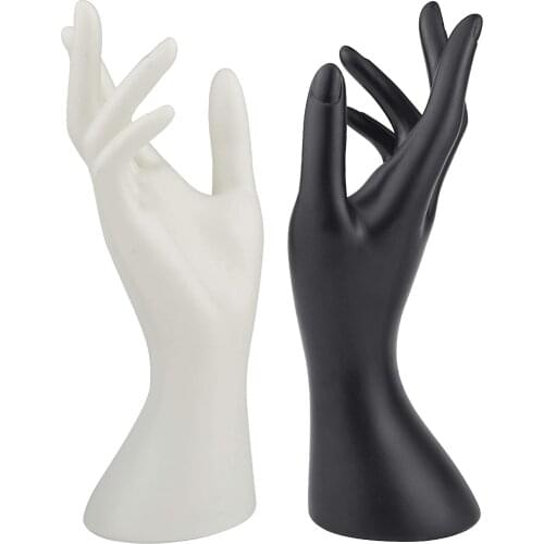 Female Mannequin Hand Jewelry Display Holder Stand Support for Bracelet Necklace Ring