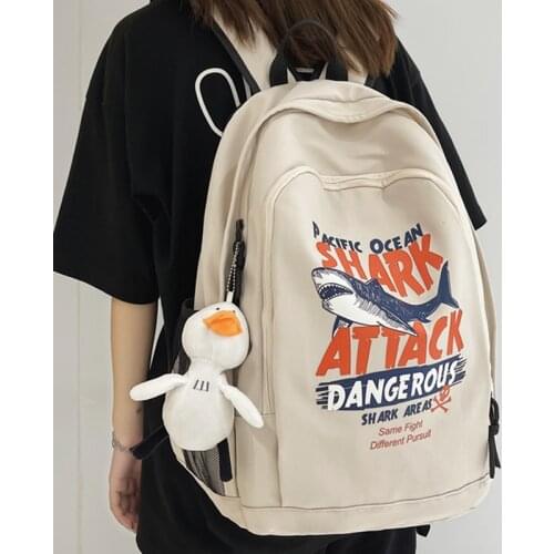 2021 Printing Women Student Backpack Big Capacity Travel Rucksack New Travelling A4 Book Schoolbag for Teenage Teen Girl Boy