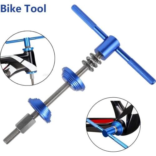 1 set Bicycle Double Side Plane Thrust Bearing MTB Road Bike Headset / Bottom Bracket BB Install Aluminum Alloy Press-In Tool