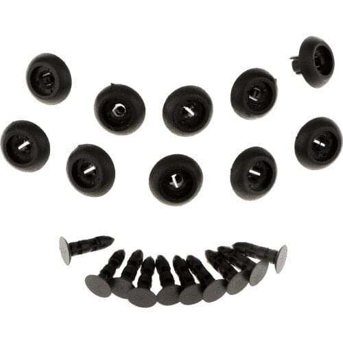 10 Sets Bumper Rivet Mouldings Trim Push Clips for Toyota 90467-07211