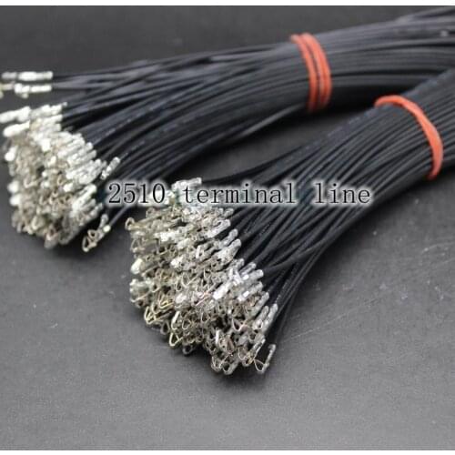 20pcs 2510 single-end cable length 15cm tail half-peeled