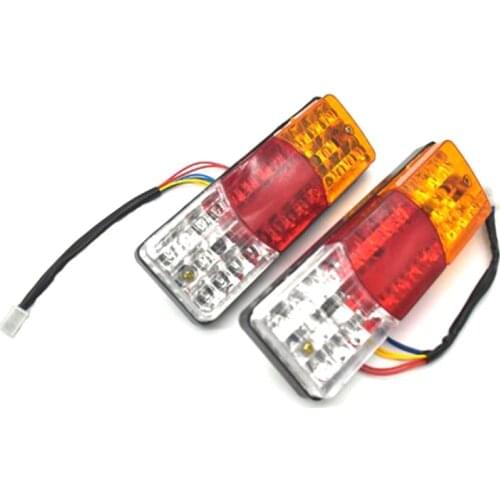 2021 Waterproof 12V LED Taillights Car Truck RV Van Bus Rear Tail Trailer Lights Signal Indicator Brake Stop Reverse Lamps