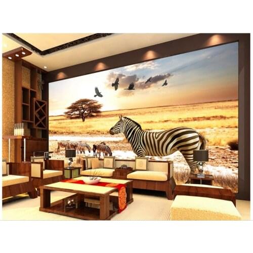 Custom 3D wallpaper for wallpaper 3 d wall murals wallpaper Adornment picture background the eagle savanna wall home decoration