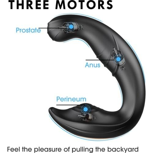 Anal Plug Vibrators Remote Control Male Prostate Massage Womens Masturbators Vagina Clitoris Stimulator Butt Plug Erotic Sex Toy