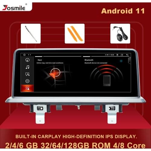 6GB Android 11 Car Radio For BMW 1 Series 120i E81 E82 E87 E88 CCC CIC NET Multimedia Head unit Stereo GPS Navigation Audio IPS