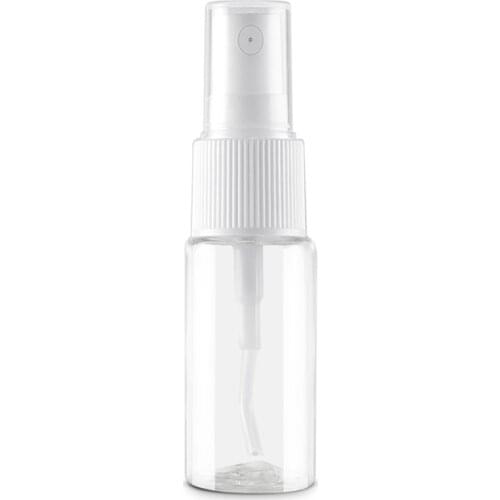 Free Shipping 10pcs 20ml Clear White Spray Bottles Empty 4 oz with Fine Mist Sprayers PET Pump for Essential Oil