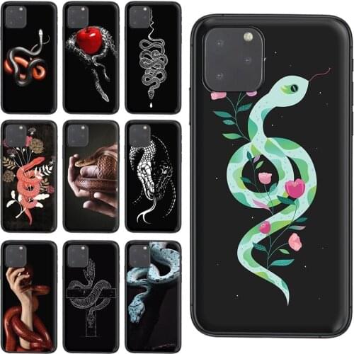 TPU Phone Cases Nice Hand Snake Flower for Huawei Honor V40 10X Lite Case Honor 8x 9s 10 20 Lite 10i 20i 30 9A 8X