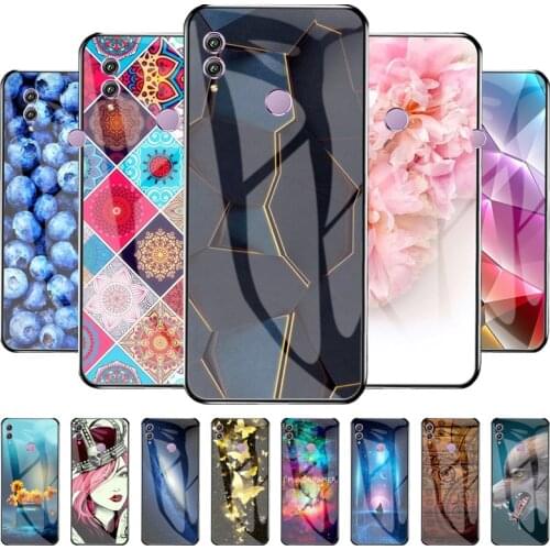 For Honor 9X Premium Case Tempered Glass on Honor 8X 8A 8C 8S TPU Bumper Cover For Huawei Honor 30 Lite 30Pro 30s Hard Shell