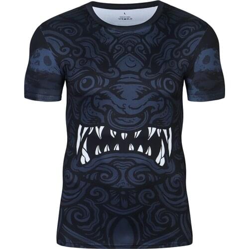 Men clothes New Mens Summer Print Men Short Sleeves T-shirt 3D print t Shirt Casual Breathable funny t shirts Gym Tops