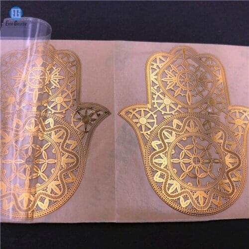 Ever Greater Custom Silver Letter Logo Electroformed Stickers