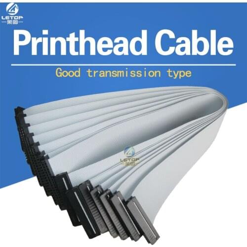 LETOP 30P konica 35CM Grey Printhead Cable For Flora Printing Machine