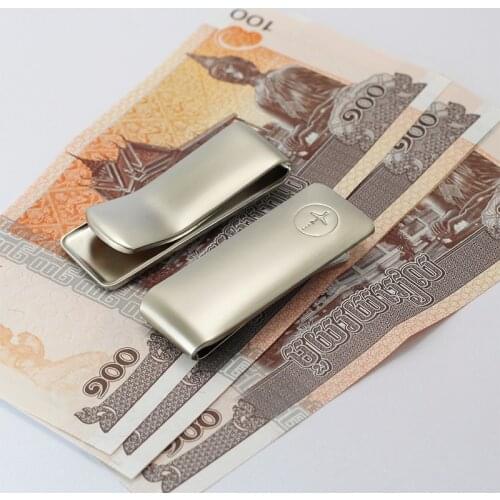 Metal Money Clip Wallet For Men Money Clips Holder Luxury Mens Fashion Silver Dollar Cash Clamp Holder Women Banknote Holder