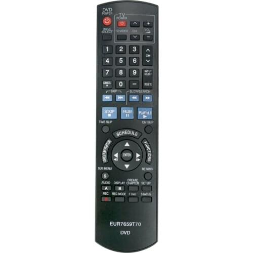 New EUR7659T70 Remote control for PANASONIC DVD Recorder EZ27 K