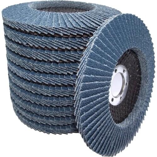 20 Pieces Flap Discs, Grinding Discs, Abrasive Mop Discs, 125 Mm Grain 40 Grinding Discs