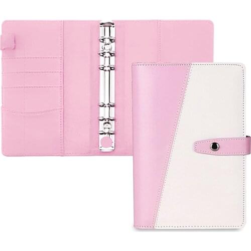 Budget Binder, for A6 Filler Paper,Loose Leaf Mini Binder Cover with Unique Snap Buckle,A6 Budget Binder for Budgeting