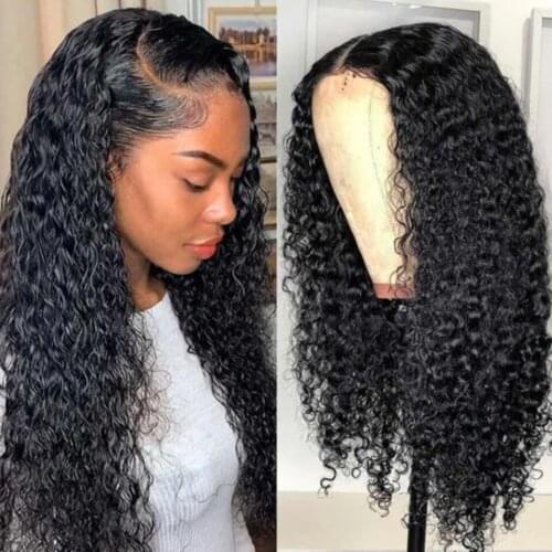 Hairmoda 30 32 Inch Water Wave 13x4 Lace Front Wig Human Hair Wigs Deep Curly Glueless Virgin Brazilian 180% Density Remy Hair