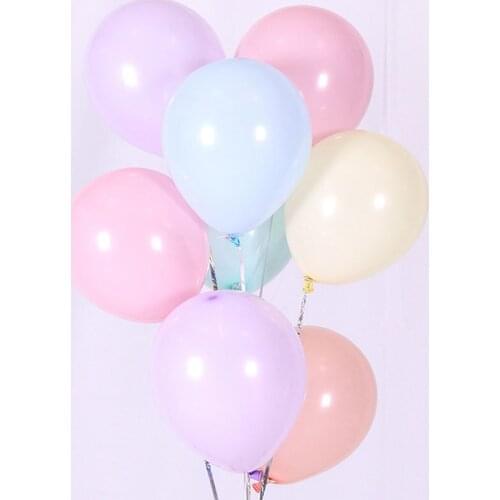5 inch candy color balloons festive wedding room layout birthday party decoration macaron color latex balloons wholesale