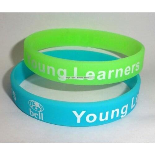 Custom Person Design high quality Print Logo rubber wristbands bracelets for gifts lot silicon bracelet Promotion 100pcs