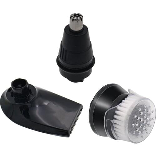 Replacement Nose Trimmer Head+ Cleansing Brush+Trimmer for Philips RQ1050 RQ1060 Norelco RQ585/52 Series 9000 &7000 RQ1260 RQ12