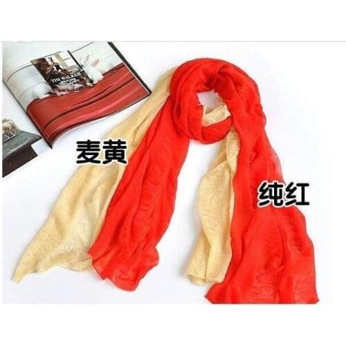 Mixed selling candy scarves elegnant gauze fabric long scarf womans wraps 100pcs/lot