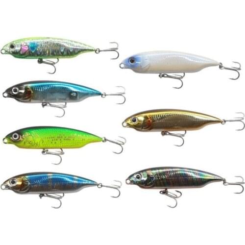 Sinking Pencil Lure Karashi Hard Bait 5.3g 6cm/11g 8cm Laser Body Bionic Life-like 3D Eyes Freshwater Saltwater Bass Trout Pike