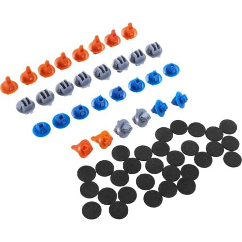 30 Pcs/set Car Front Door Trim Panel Rivet Fasteners Clips Retainer For Toyota Prado 120 4Runner /FJ Cruiser Highlander RAV4
