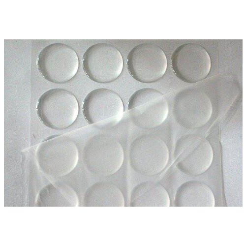 20 pcs Round 3D Crystal Clear Epoxy Adhesive Circles Bottle Cap Stickers Resin Patch Dots For Bottle Caps Crafting DIY