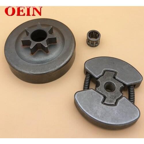 .325" 7T Clutch Drum Sprocket Bearing Kit For HUSQVARNA 235 E 240 136 137 141 142 36 41 Chainsaw Replacement Parts