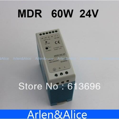 60W 24V MINI Din Rail Single Output Switching power supply