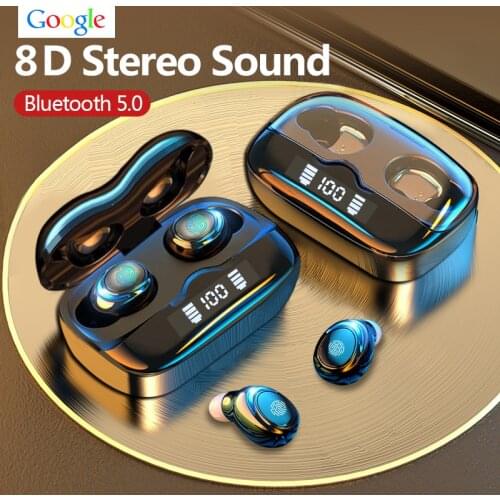 Android Wireless Earbuds for Google Bluetooth Headphones Google Pixel 4a 5 3a HI-FI Stereo Headphones Mic Type c Charging Case