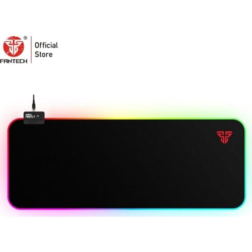 FANTECH MPR800S RGB Large Mouse Pad Profession USB Cable Mousepad Smooth Surface With Locking Edge For FPS LOL Gaming Mive Pad