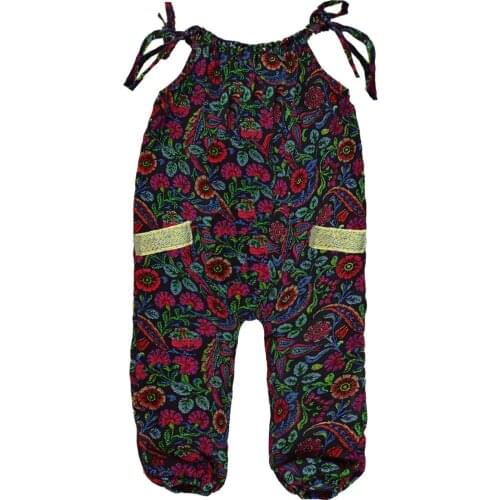 Baby Mika Girl Pocket Detailed Elastic Trousers Jumpsuit 4-8 Years Old Child Boy Knitted Set Zero Sleeve Jumpsuit