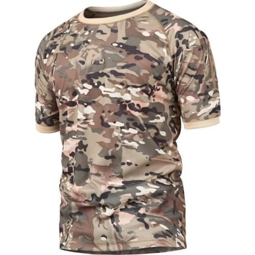 T-Shirt Fishing Short Sleeve Trekking Outdoor Shirt Wear 5Xl Mens Summer Hiking T-Shirt Soldier Combat Tactical Military Force